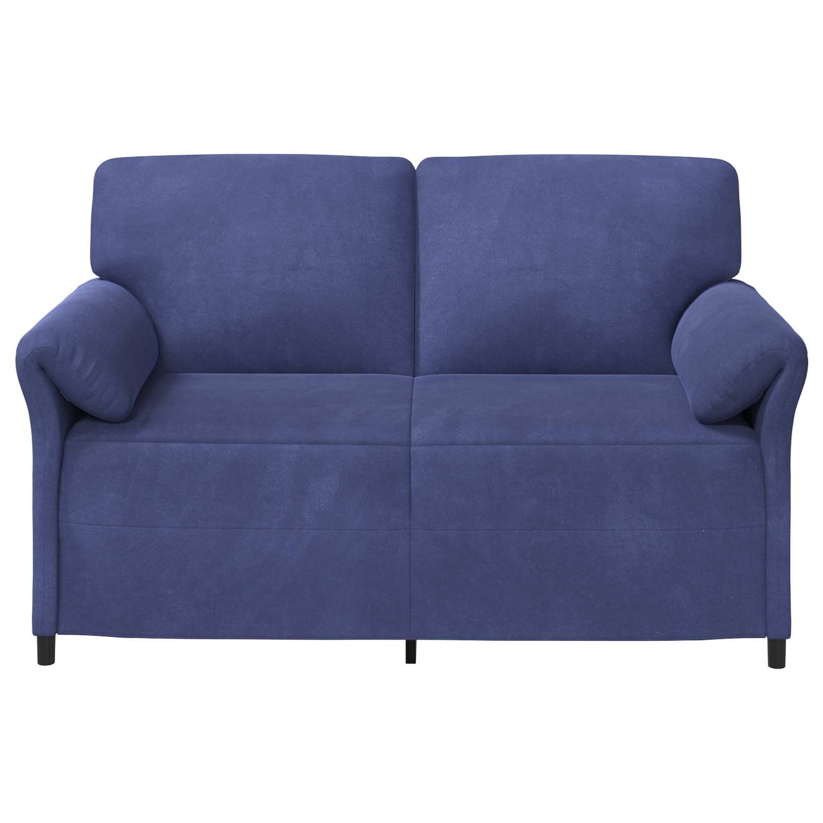 Divano a 2 Posti Blu Polizia 158 x 83 x 95 cm Velluto | homemem39