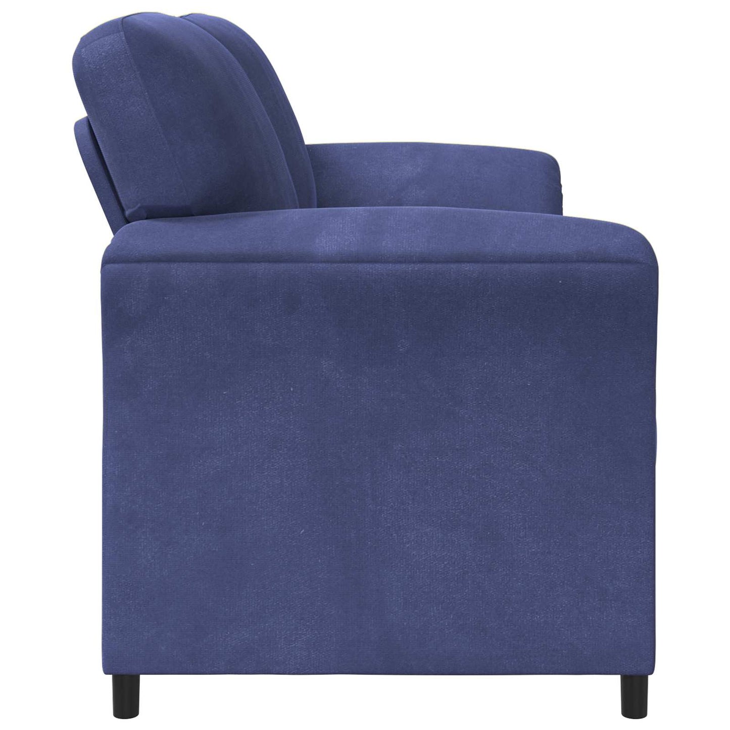 Divano a 2 Posti Blu Polizia 158 x 83 x 95 cm Velluto | homemem39