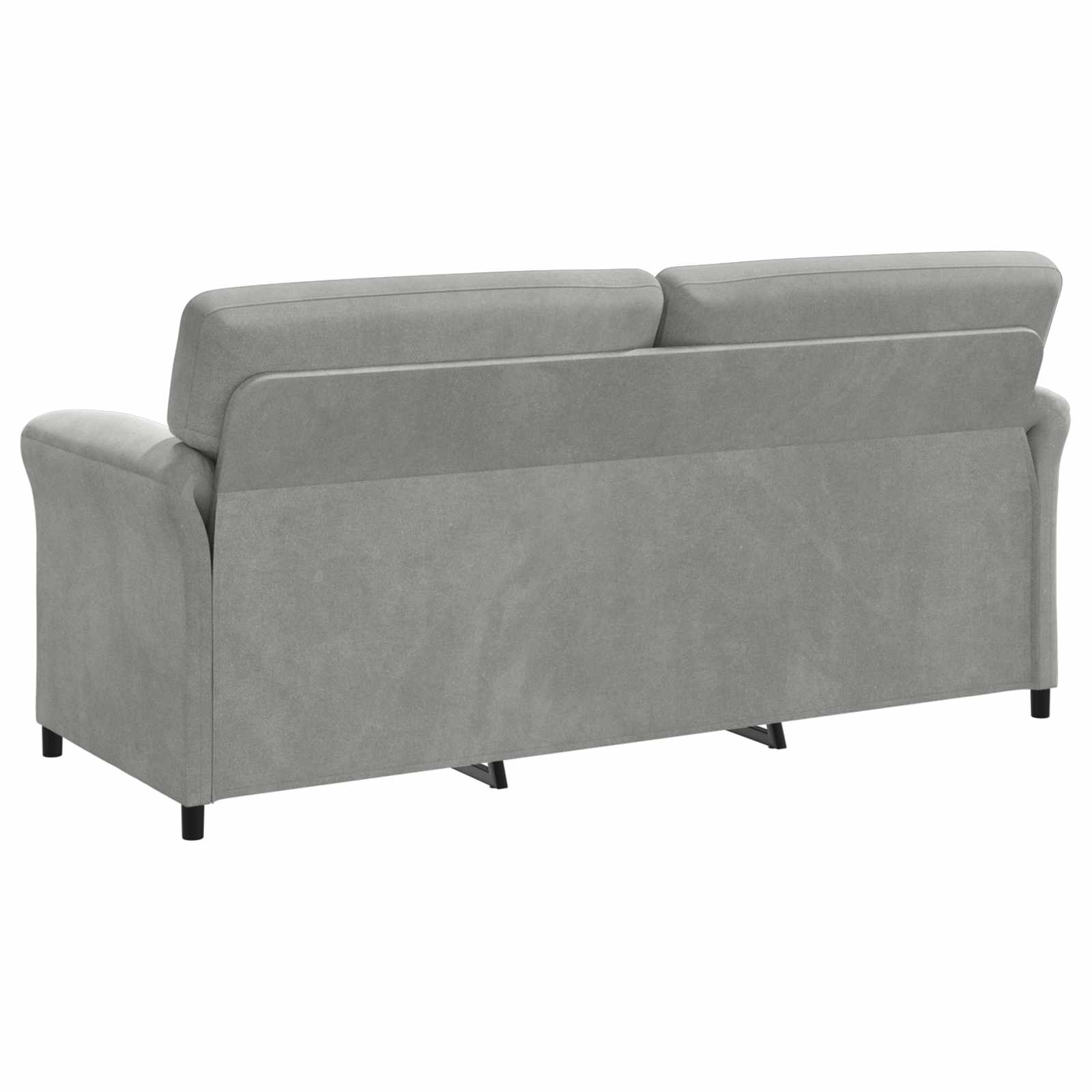 Divano 3-Persone Grigio Chiaro 198 x 83 x 95 cm Velluto | homemem39