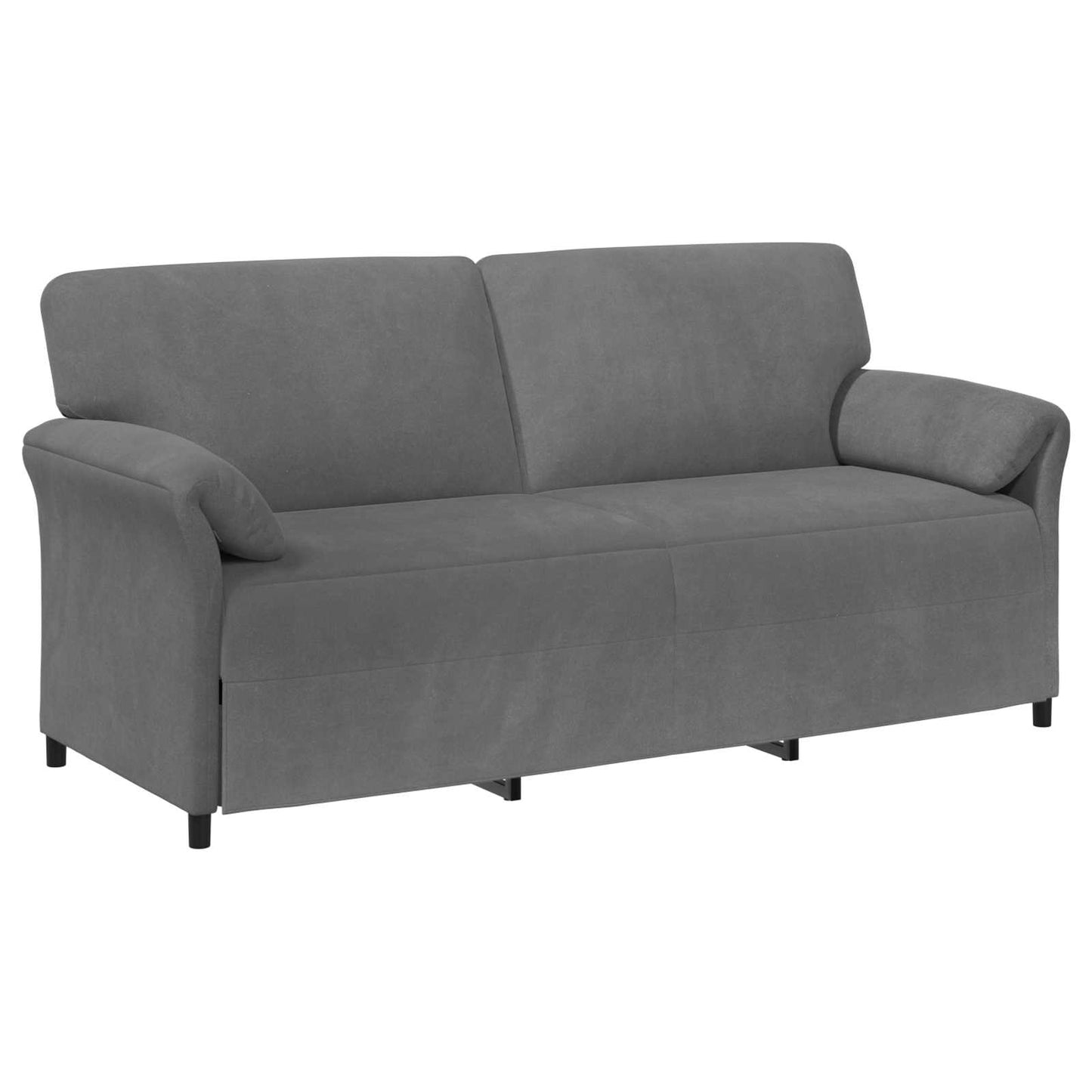Divano 3-Persone Grigio Scuro 198 x 83 x 95 cm Velluto | homemem39