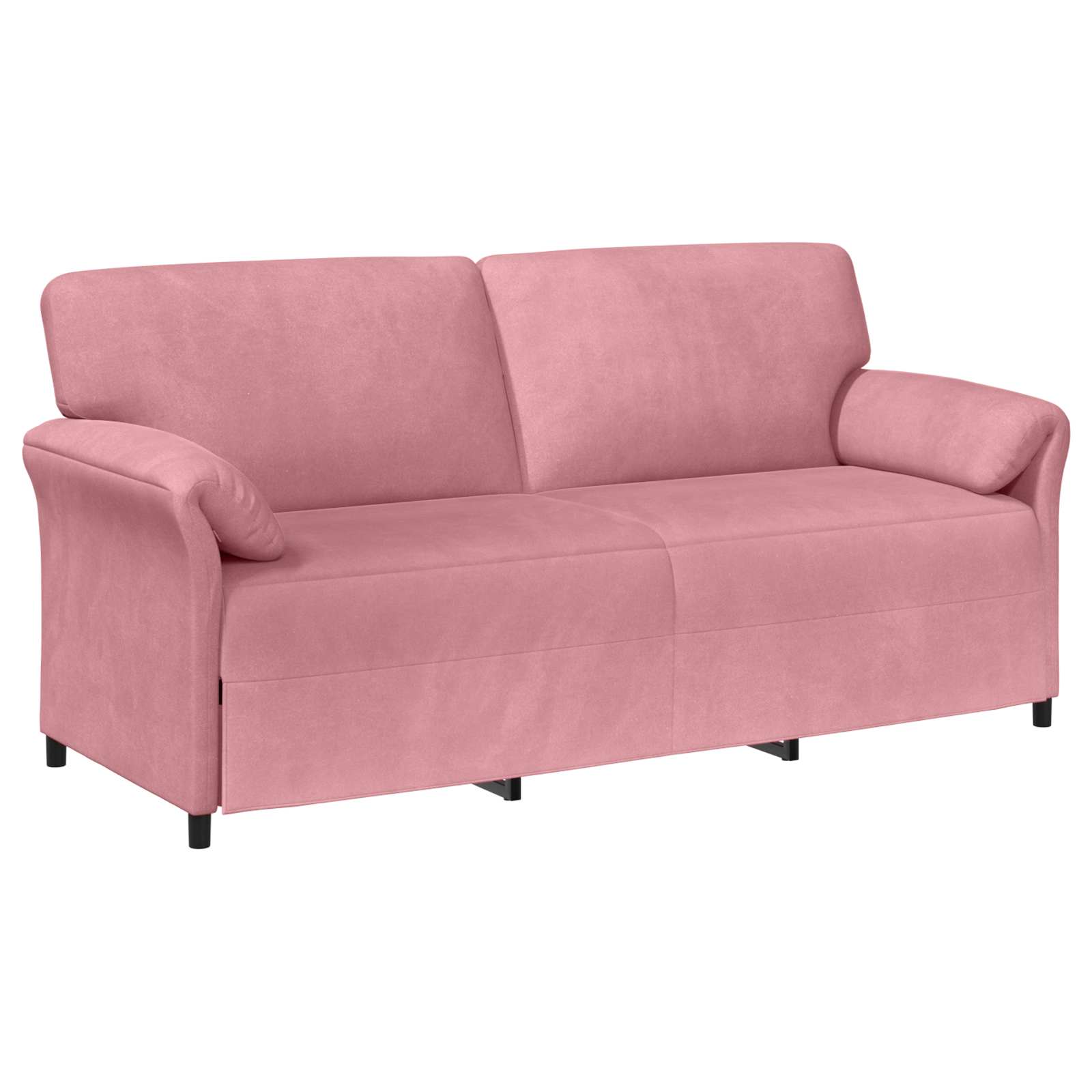Divano 3-Persone Rosa 198 x 83 x 95 cm Velluto | homemem39