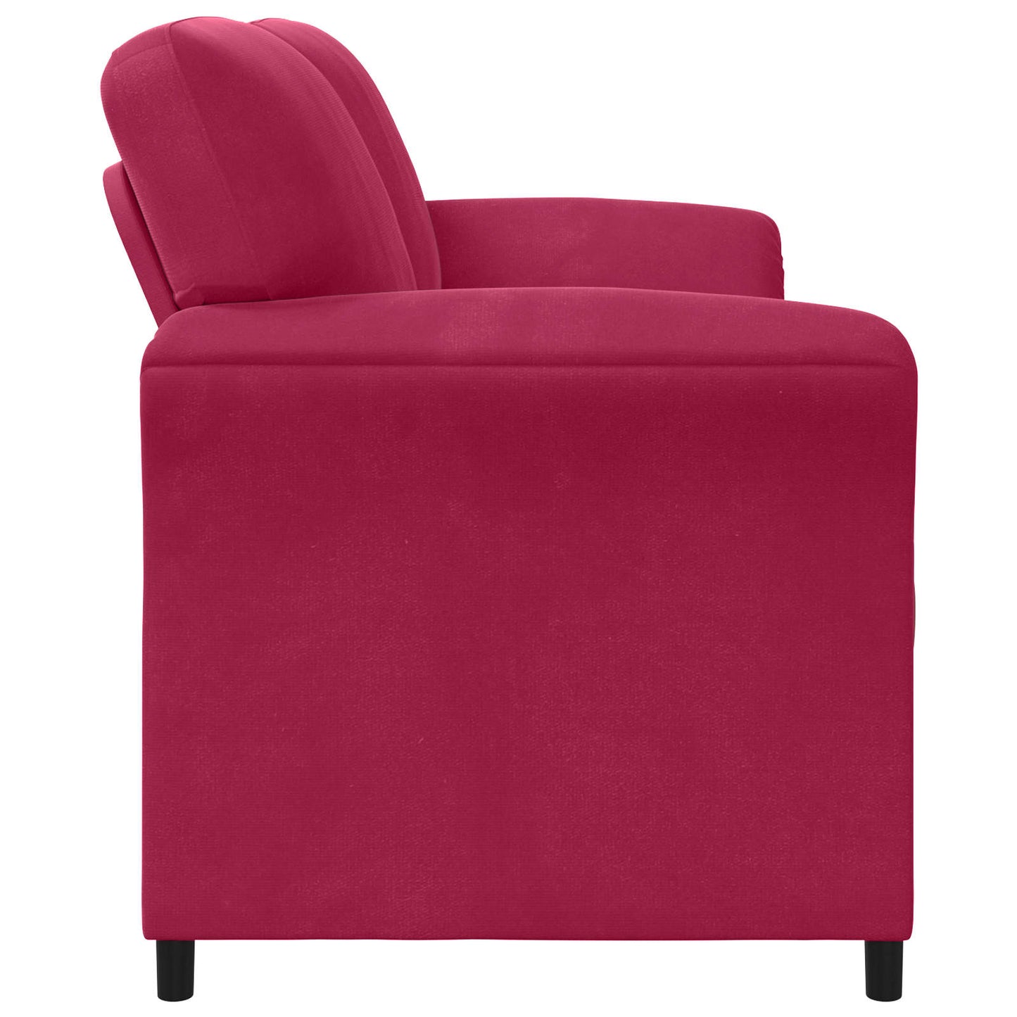 Divano 3-Persone Rosso Vino 198 x 83 x 95 cm Velluto | homemem39