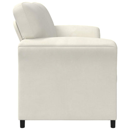 Divano 3-Persone Crema 198 x 83 x 95 cm Velluto | homemem39