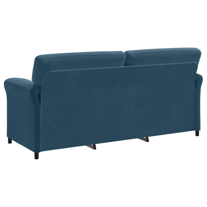 Divano 3-Persone Blu 198 x 83 x 95 cm Velluto | homemem39