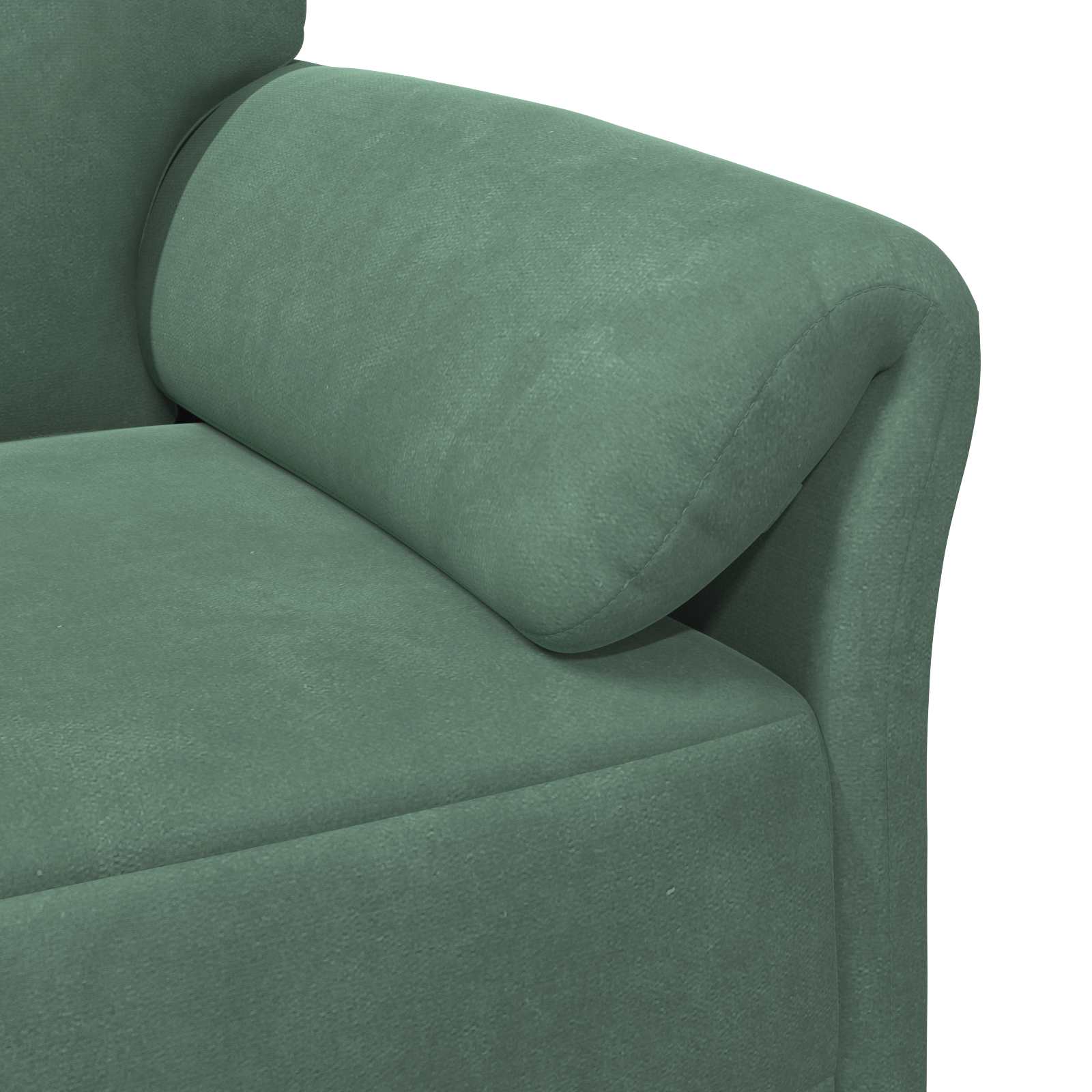Divano 3-Persone Verde Mare 198 x 83 x 95 cm Velluto | homemem39