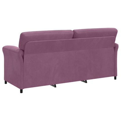 Divano 3-Persone Viola 198 x 83 x 95 cm Velluto