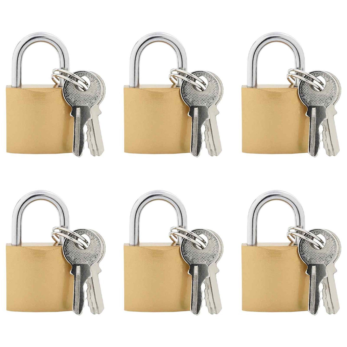 U Lock con Chiavi 6 pcs Ottone Ferro | homemem39