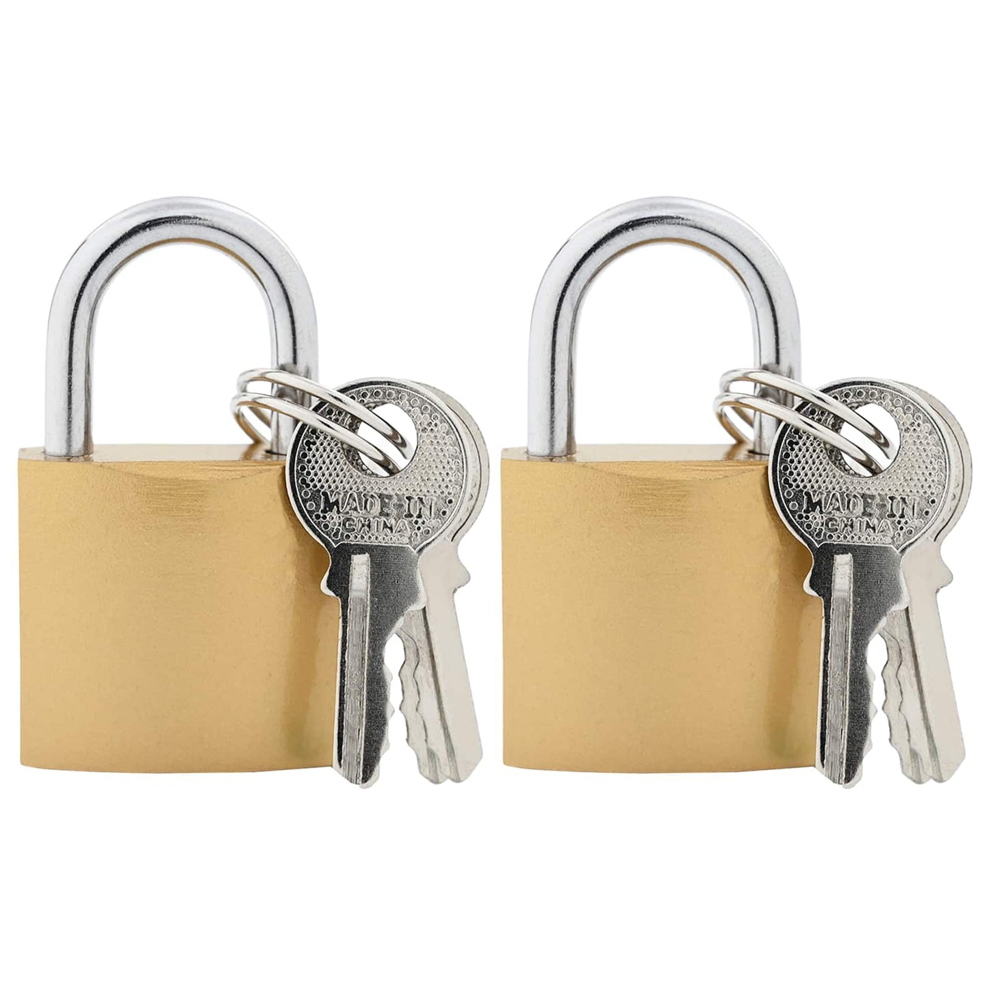 U Lock con Chiavi 2 pcs Ottone Ferro