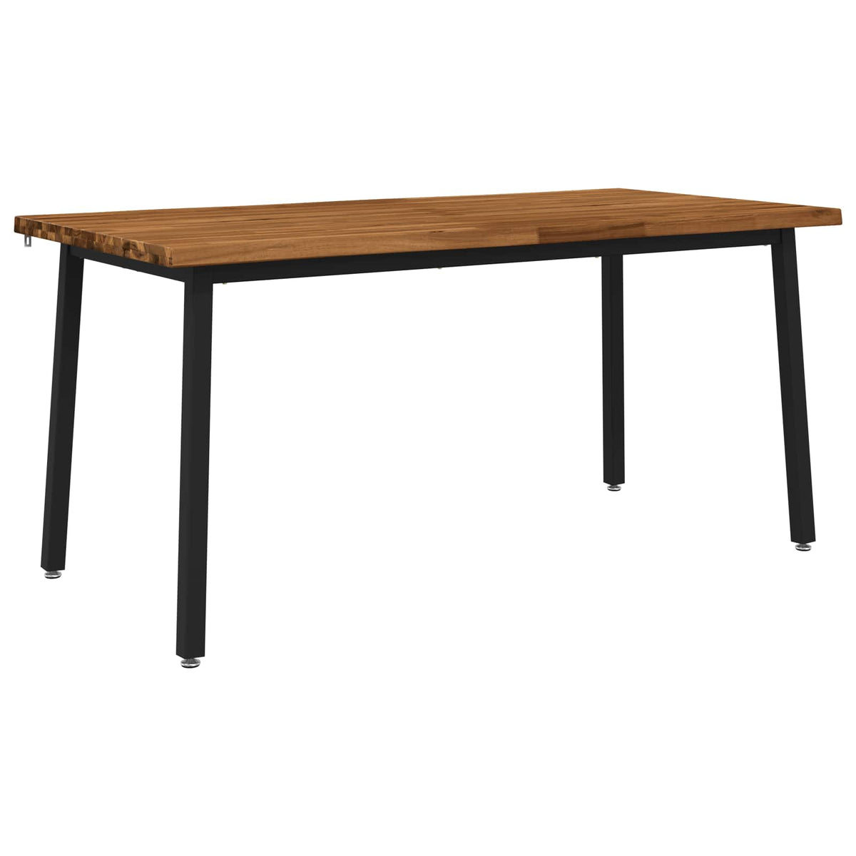 Tavolo da pranzo con bordo vivo 160 x 70 x 75 cm Naturale