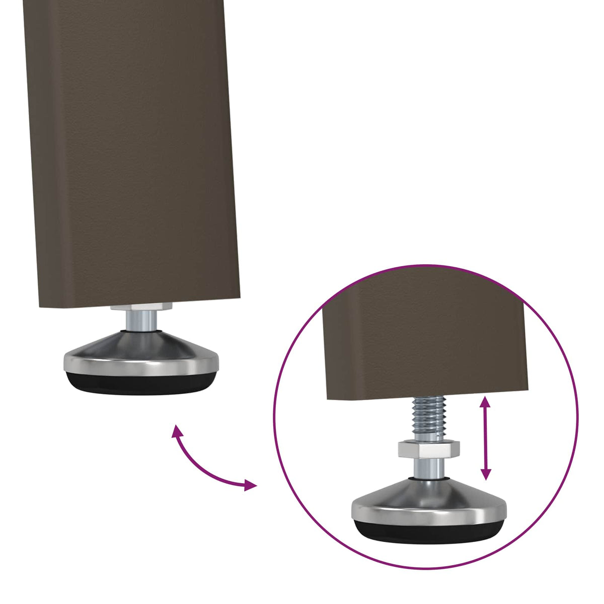 Tavolo da pranzo con bordo vivo 160 x 70 x 75 cm Naturale | homemem39