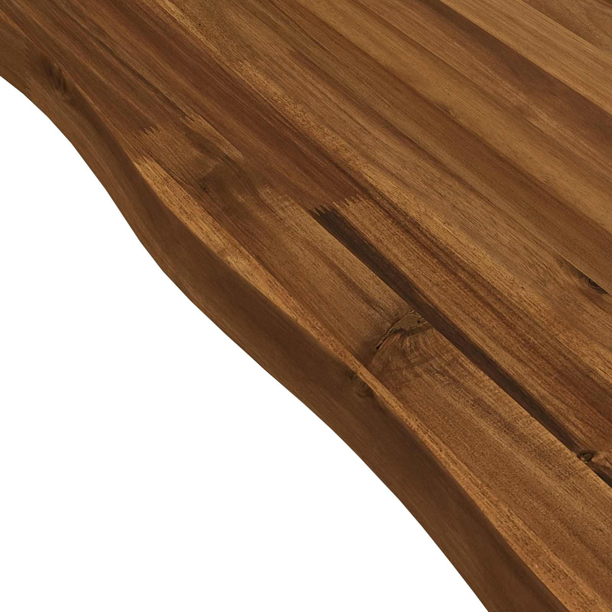 Tavolo da pranzo con bordo vivo 160 x 70 x 75 cm Naturale | homemem39