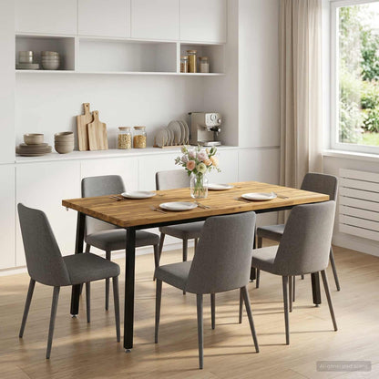 Tavolo da pranzo quadrato 160 x 90 x 75 cm