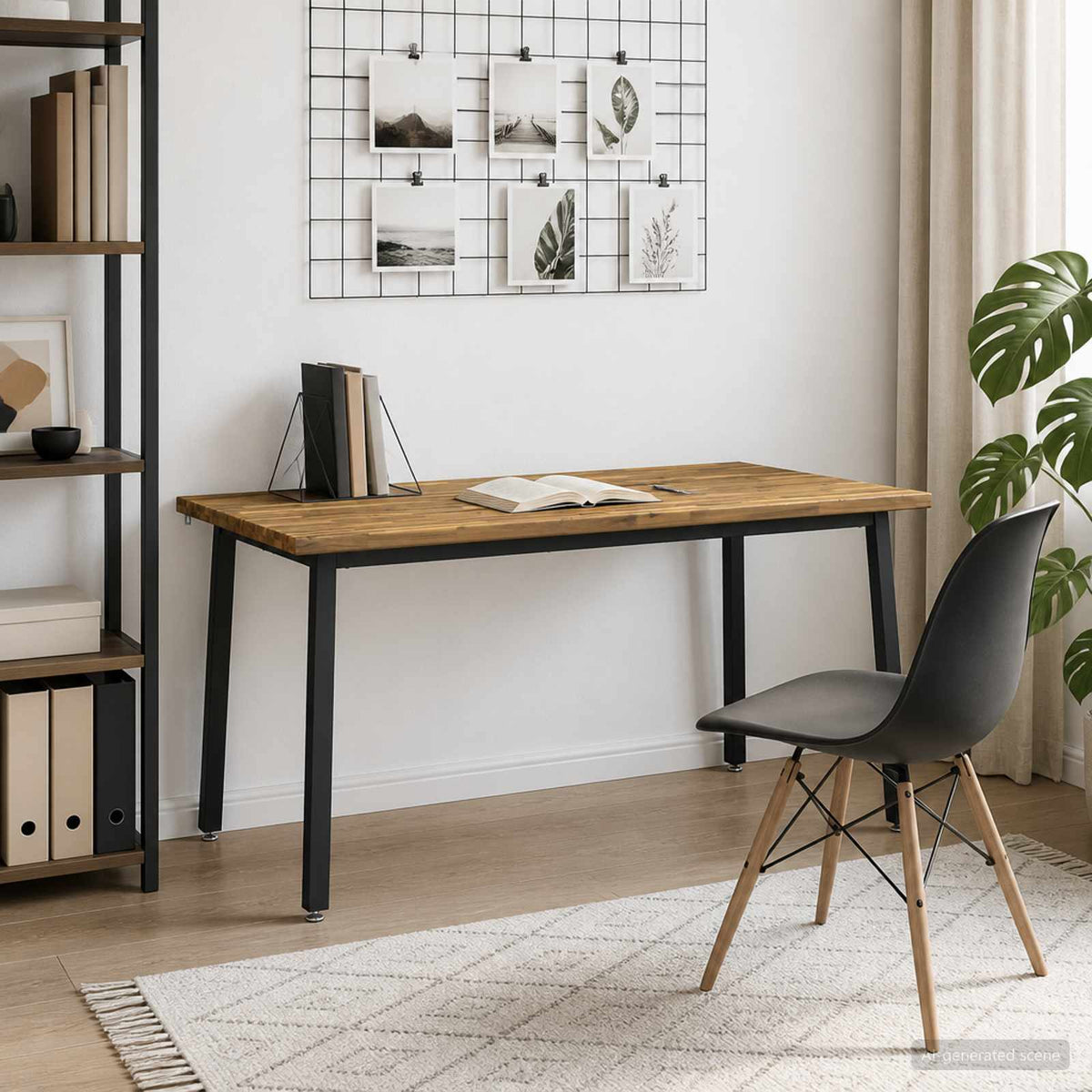 Tavolo da pranzo quadrato 160 x 90 x 75 cm
