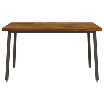 Tavolo da pranzo quadrato 140 x 90 x 75 cm Naturale | homemem39