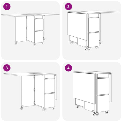 Tavolo da Pranzo 2 pcs 140 x 80 x 77 cm Legno ingegnerizzato | homemem39