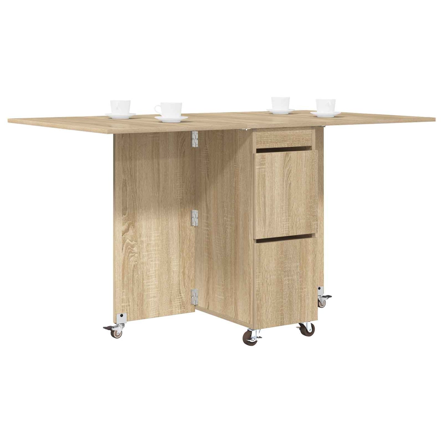Tavolo da Pranzo 2 pcs 140 x 80 x 77 cm Legno ingegnerizzato | homemem39