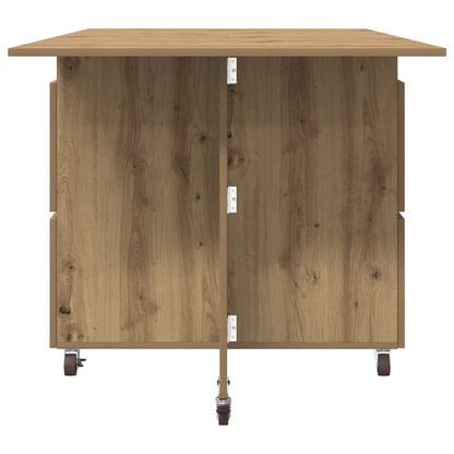 Tavolo da Pranzo 2 pcs 140 x 80 x 77 cm Legno ingegnerizzato