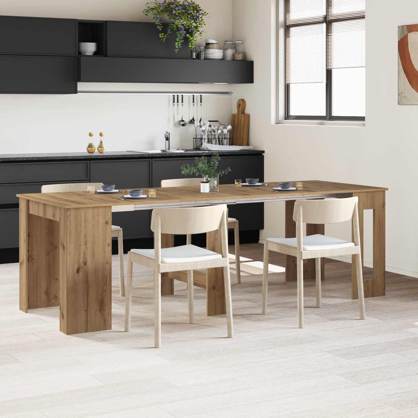 Tavolo da Pranzo 240 x 85 x 75 cm Legno ingegnerizzato | homemem39