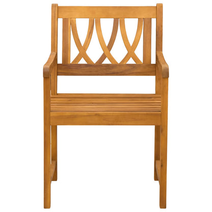 Sedie da giardino 6 pcs Naturale Legno di Acacia Massello | homemem39