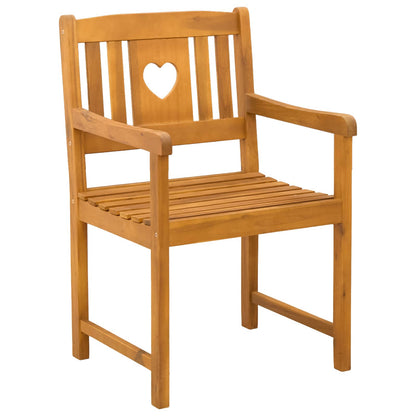 Sedie da giardino 4 pcs Naturale Legno di Acacia Massello | homemem39