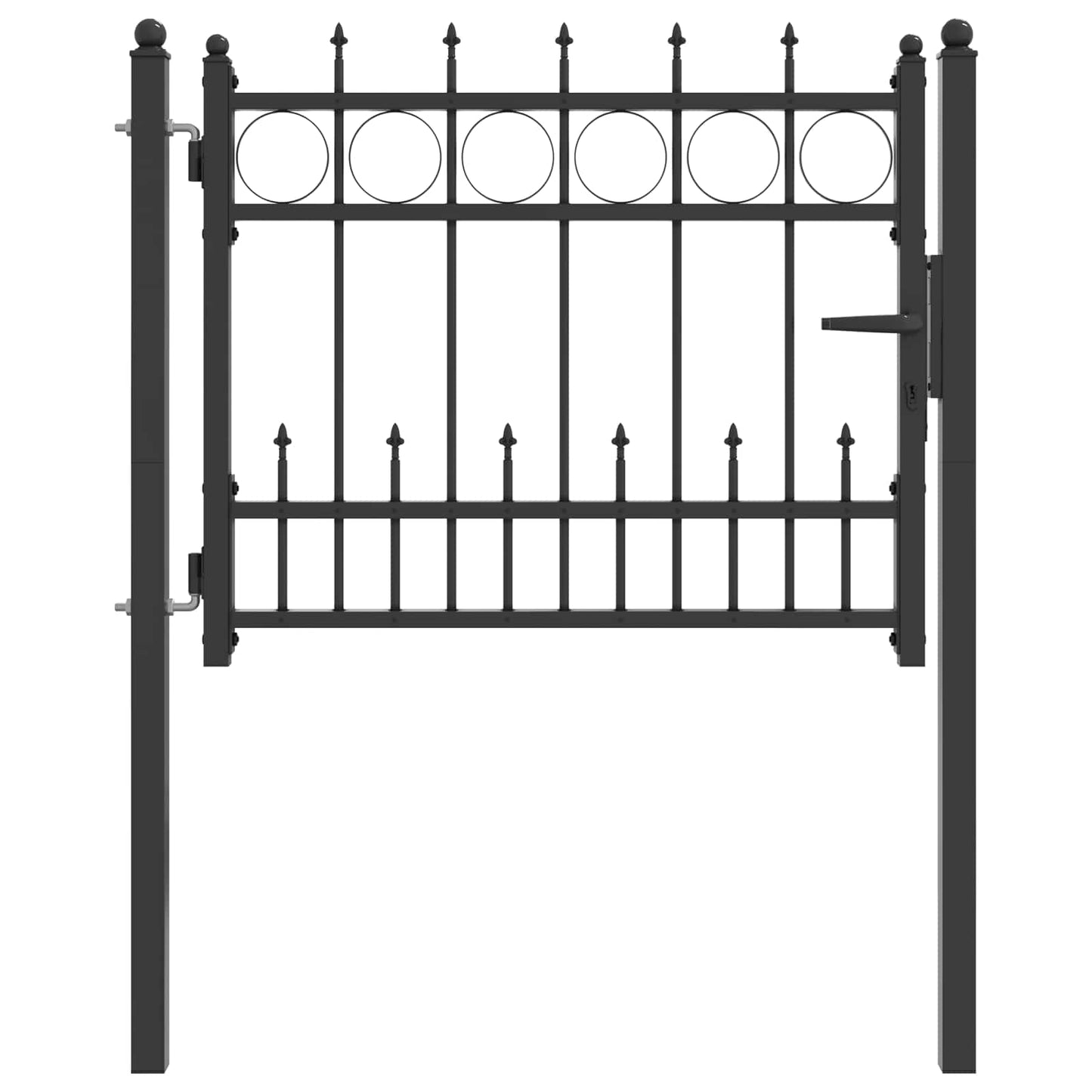 Cancello per recinzione HORST 100 x 75 cm Metallo Bloccabile | homemem39