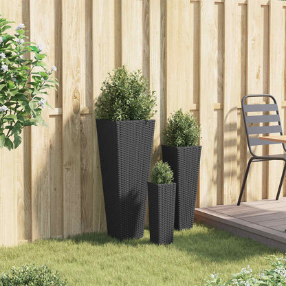 Set da esterno 3 pcs Nero Metallo