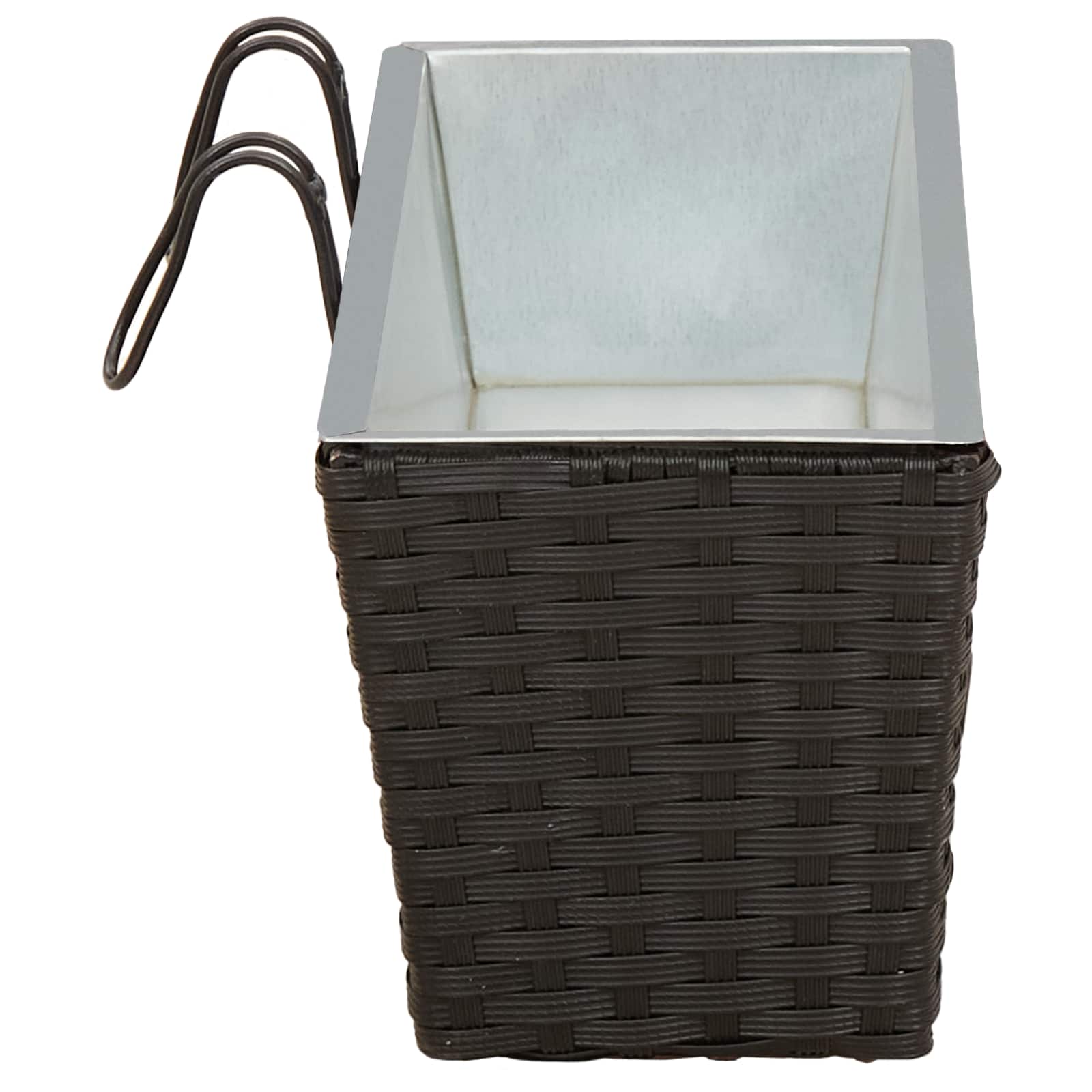 Ringhiera 2 pcs Nero 50 x 17 x 17 cm Metallo | homemem39