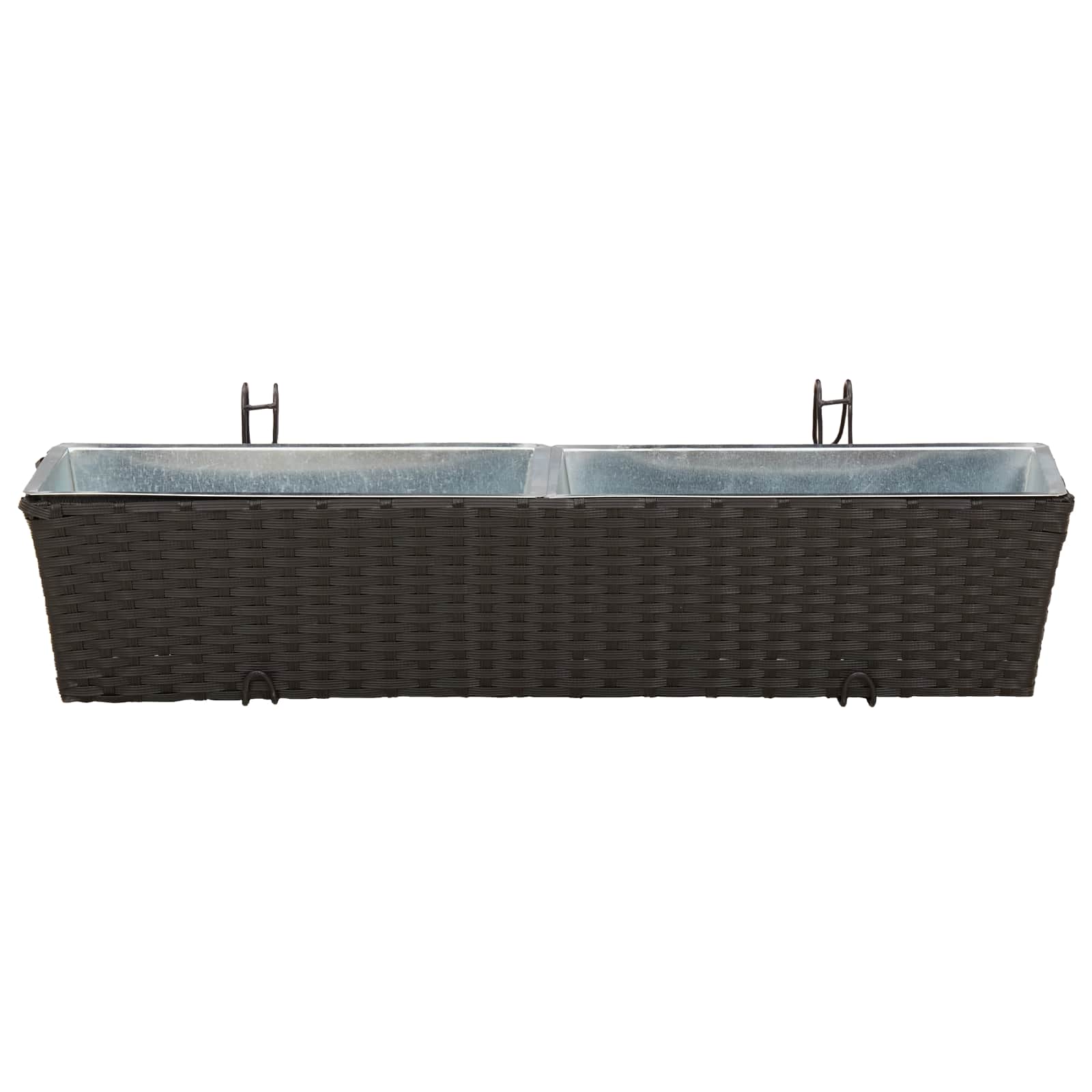 Ringhiera 2 pcs 80 x 17 x 17 cm Metallo | homemem39