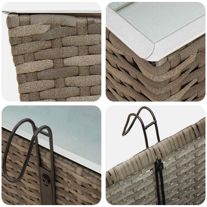 Ringhiera 2 pcs 80 x 17 x 17 cm Metallo | homemem39