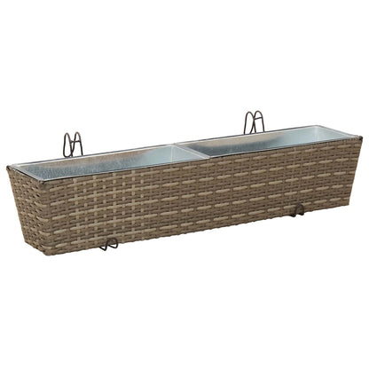Ringhiera 2 pcs 80 x 17 x 17 cm Metallo | homemem39