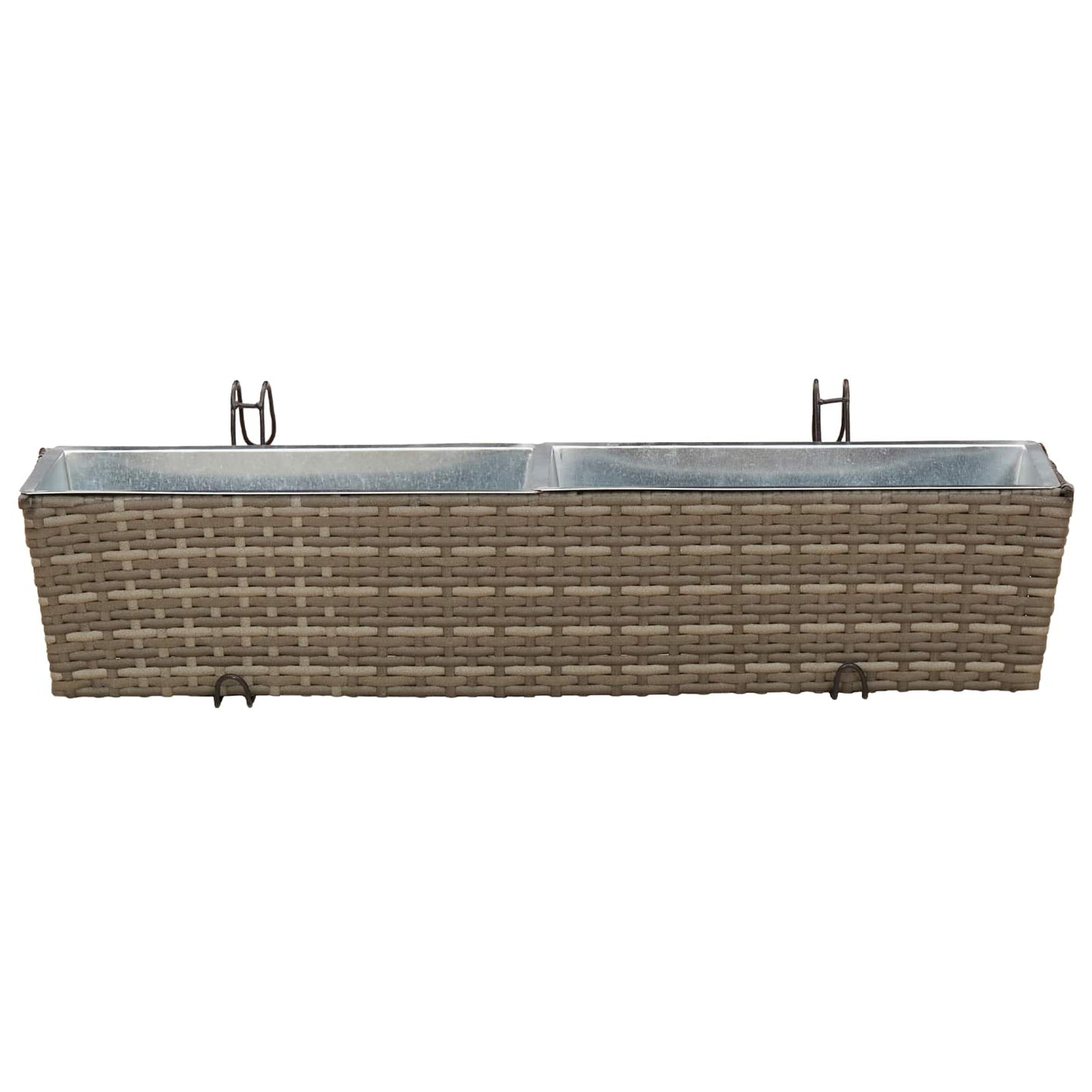 Ringhiera 2 pcs 80 x 17 x 17 cm Metallo | homemem39