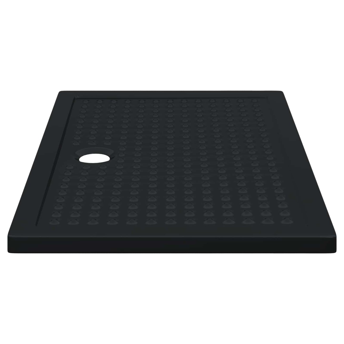 Vassoio base doccia con punti Nero 120 x 80 x 4 cm ABS | homemem39