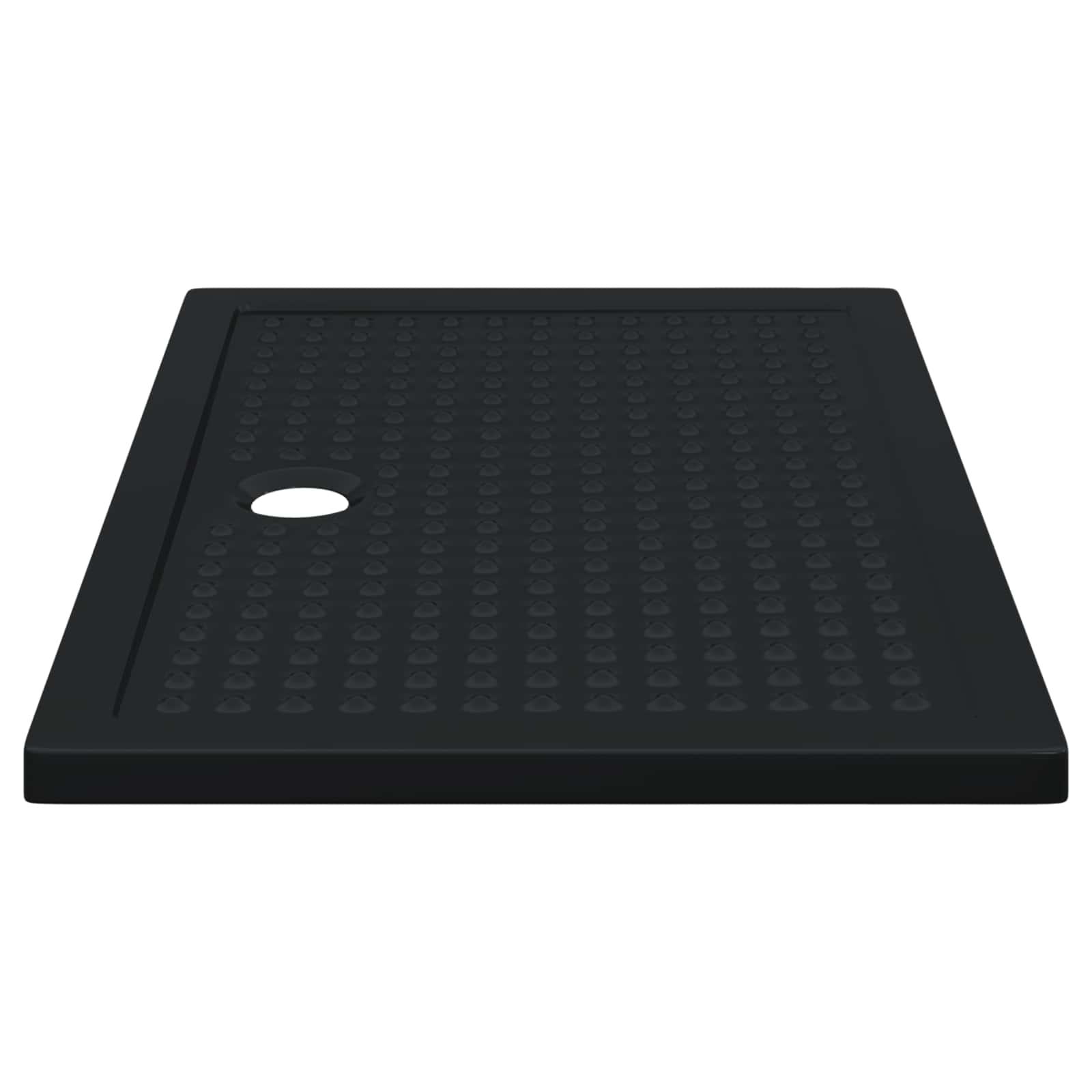 Vassoio base doccia con punti Nero 120 x 80 x 4 cm ABS | homemem39