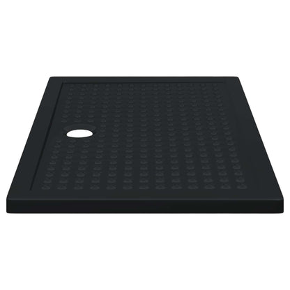 Vassoio base doccia con punti Nero 120 x 80 x 4 cm ABS | homemem39