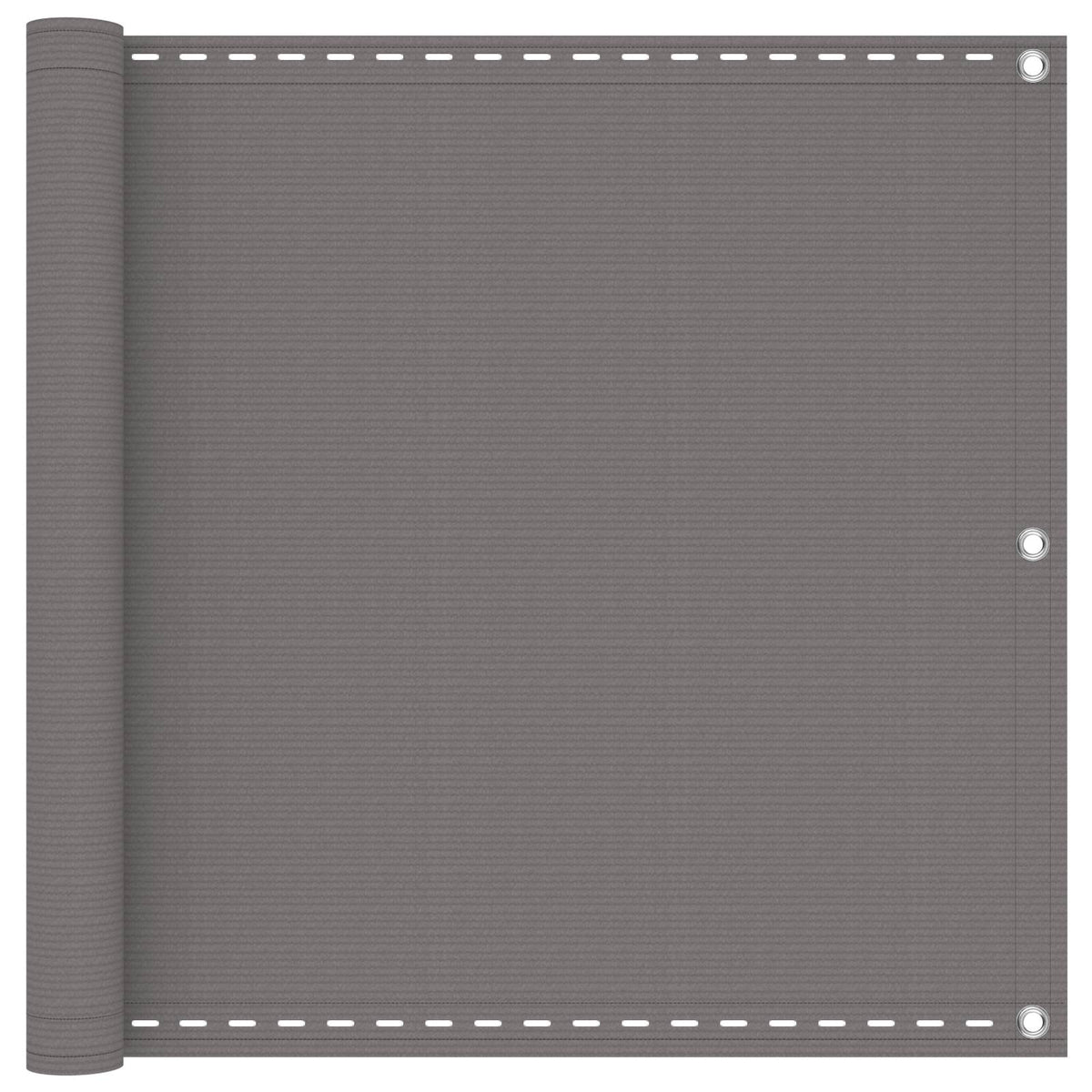 Schermo da balcone Rettangolare 120 x 500 cm HDPE e alluminio