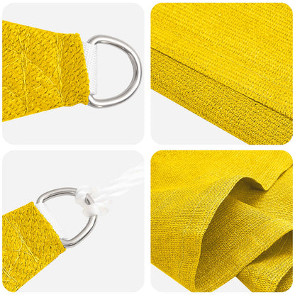 Telo Ombra Rettangolare 2 x 6 m HDPE Giallo