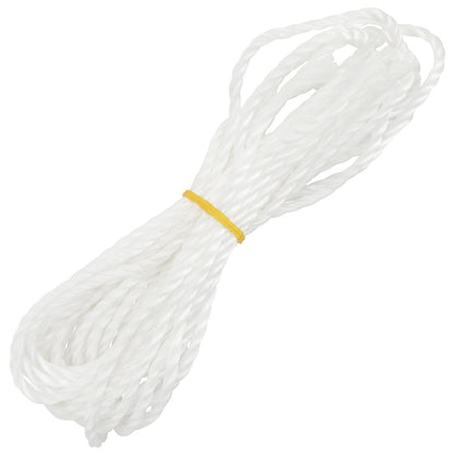 Telo Ombra 6 x 8 m HDPE Rettangolare Giallo e Bianco | homemem39