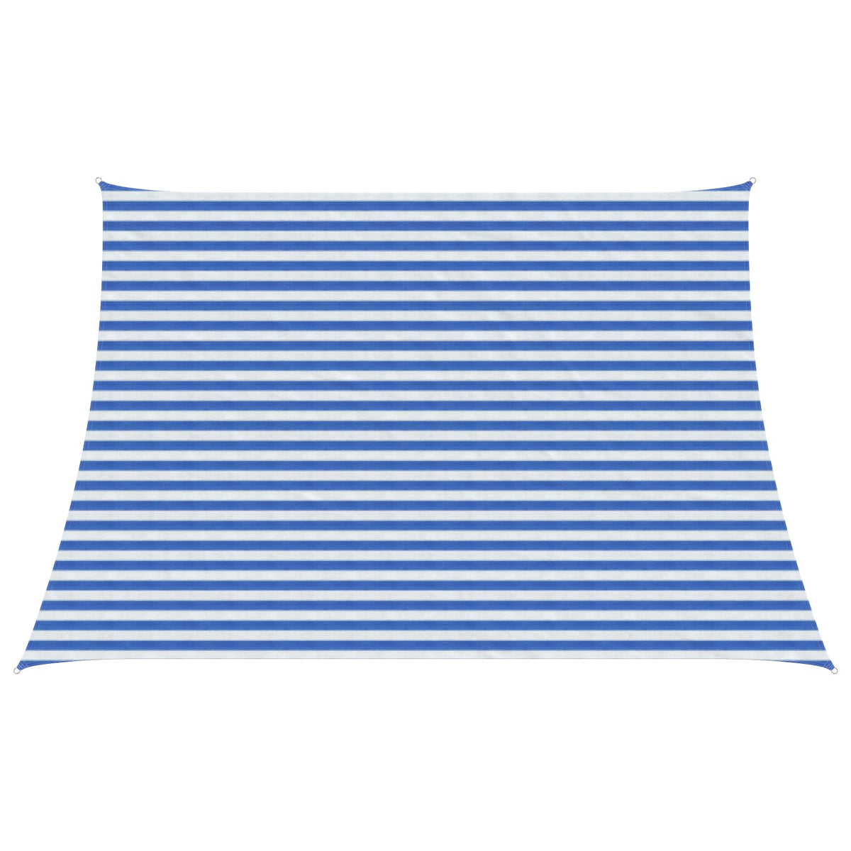 Telo Ombra Rettangolare 3/4 x 3 m HDPE Blu e Bianco