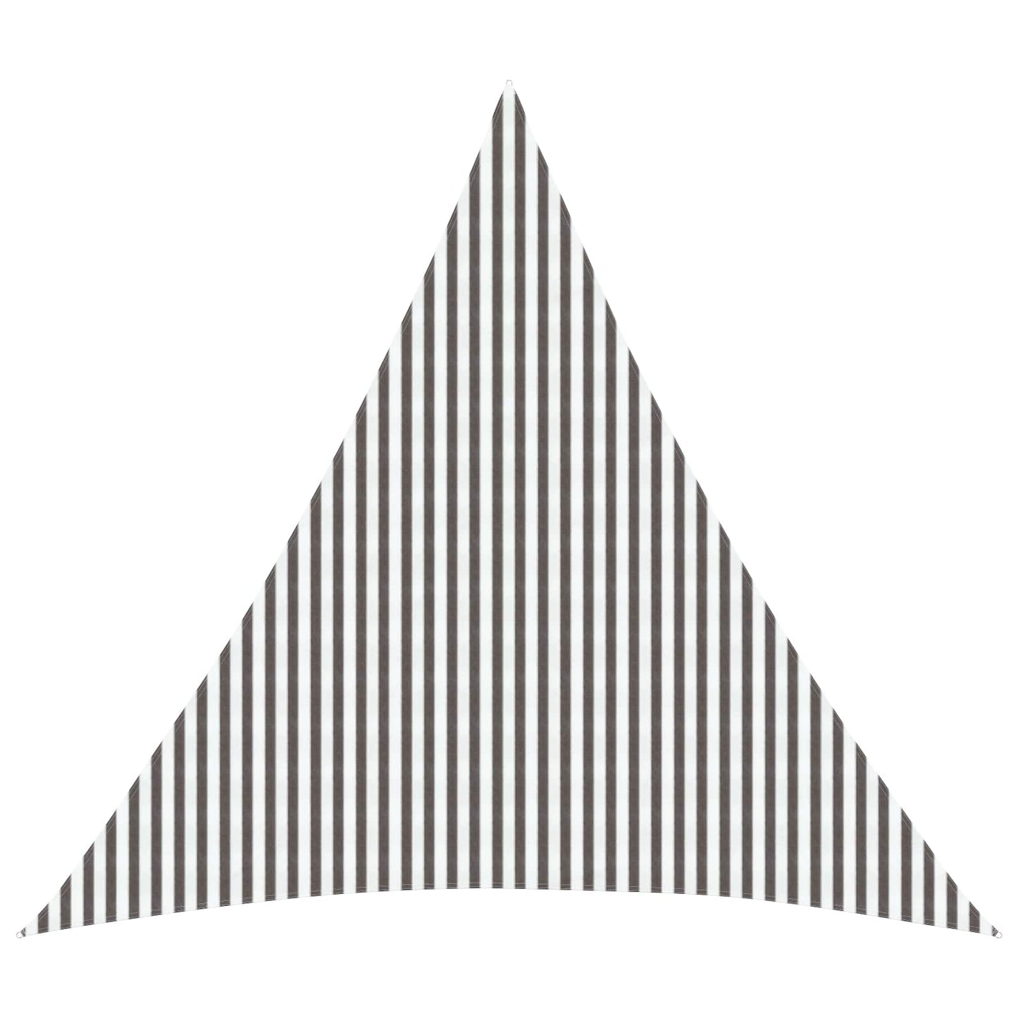 Telo Ombra 6 x 6 x 6 m HDPE Triangolare Grigio chiaro e bianco | homemem39