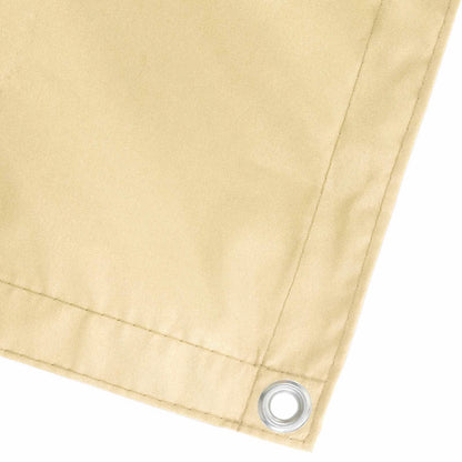 Schermo di Privacy per Balcone 180 x 1000 cm Polyester Sabbia