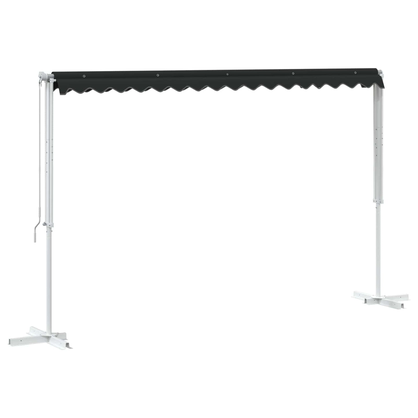 Tenda autoportante 4 × 3 m Poliestere Antracite