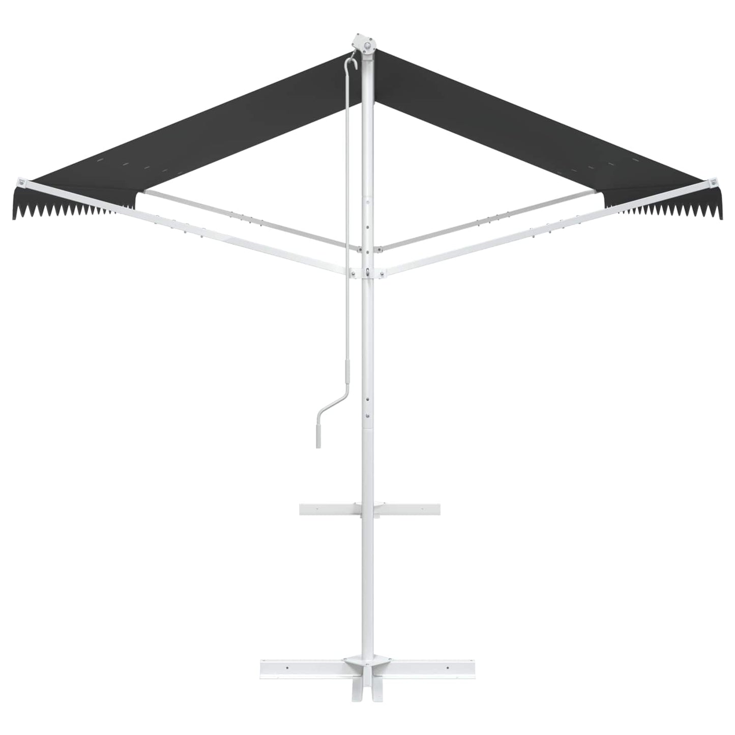 Tenda autoportante 4 × 3 m Poliestere Antracite | homemem39