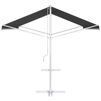 Tenda autoportante 4 × 3 m Poliestere Antracite | homemem39
