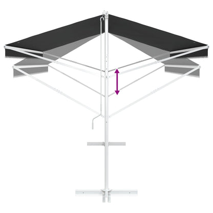 Tenda autoportante Antracite 5 x 3 m Poliestere | homemem39