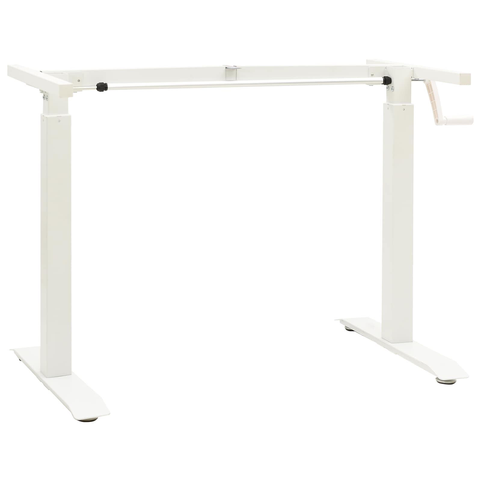 Scrivania con archiviazione Bianco e Naturale 120 x 60 cm | homemem39