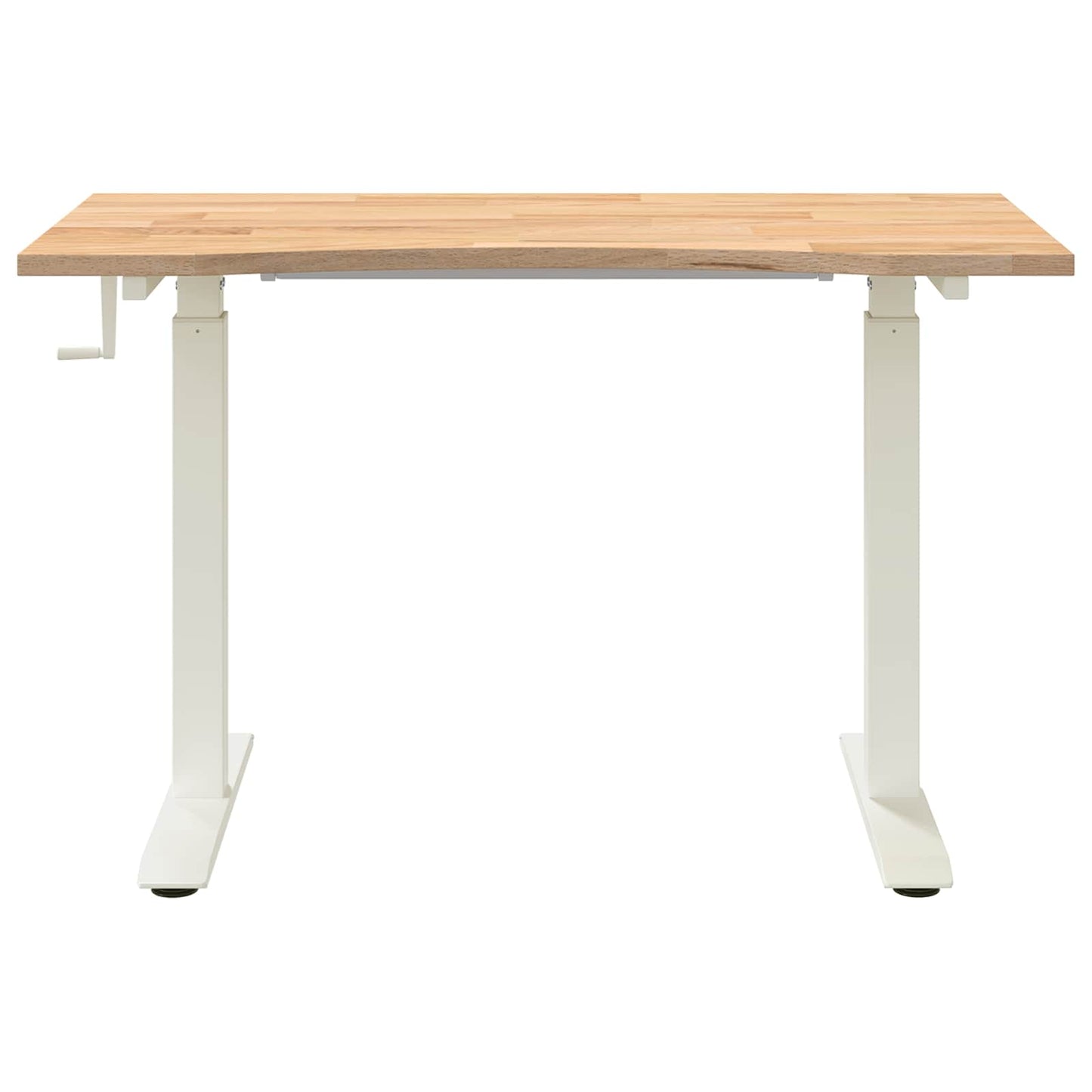 Scrivania con archiviazione Bianco e Naturale 120 x 60 cm | homemem39