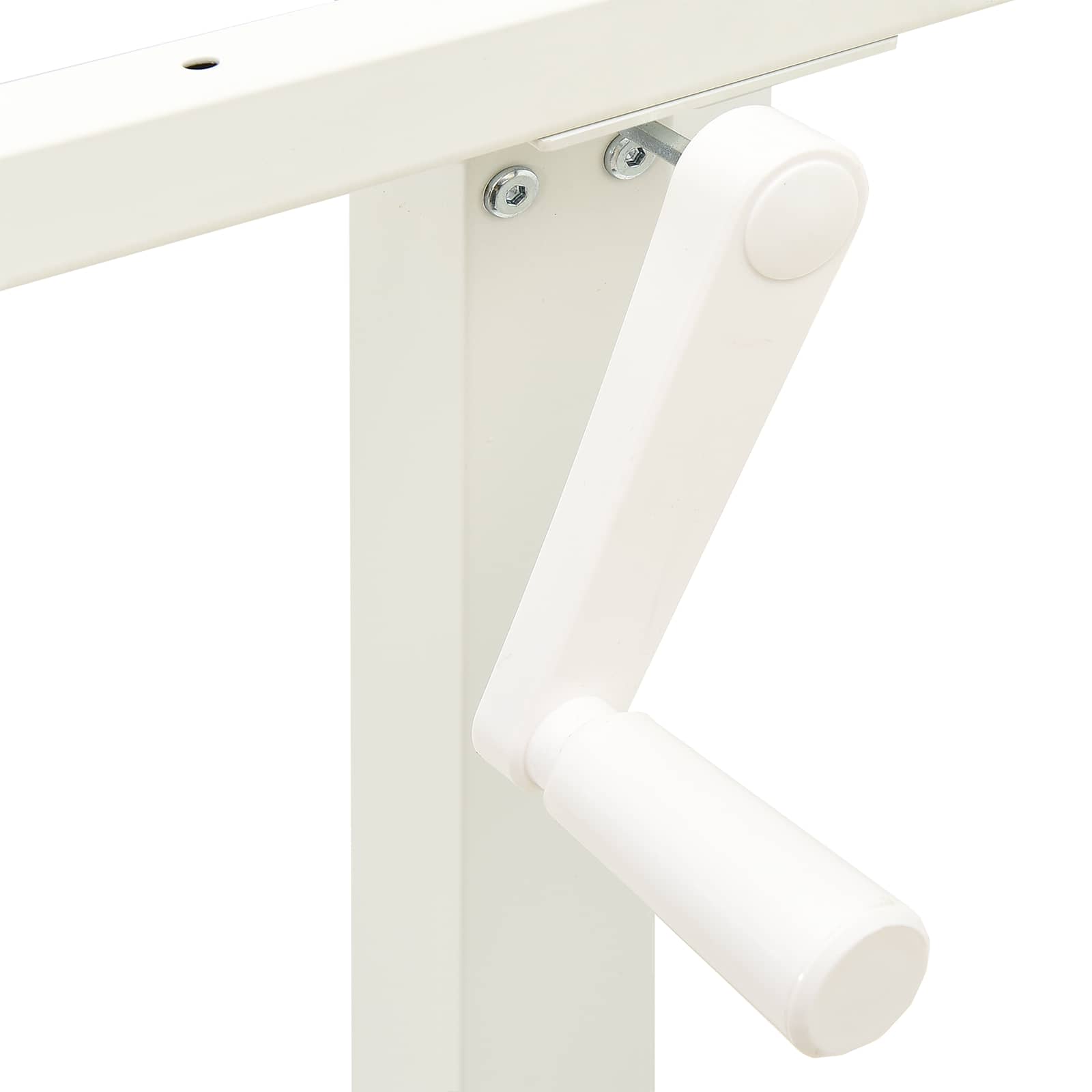 Scrivania con archiviazione Bianco e Naturale 140 x 60 cm | homemem39
