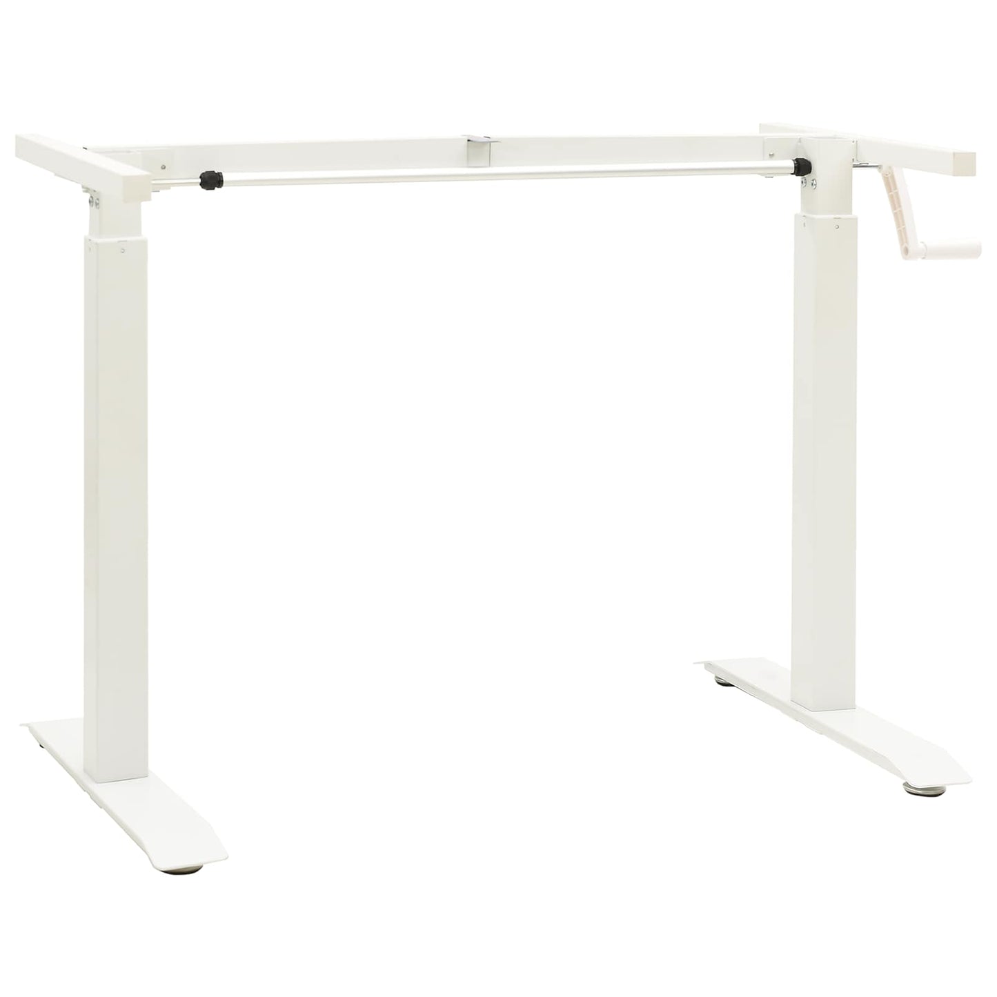 Scrivania con archiviazione Bianco e Naturale 140 x 60 cm | homemem39