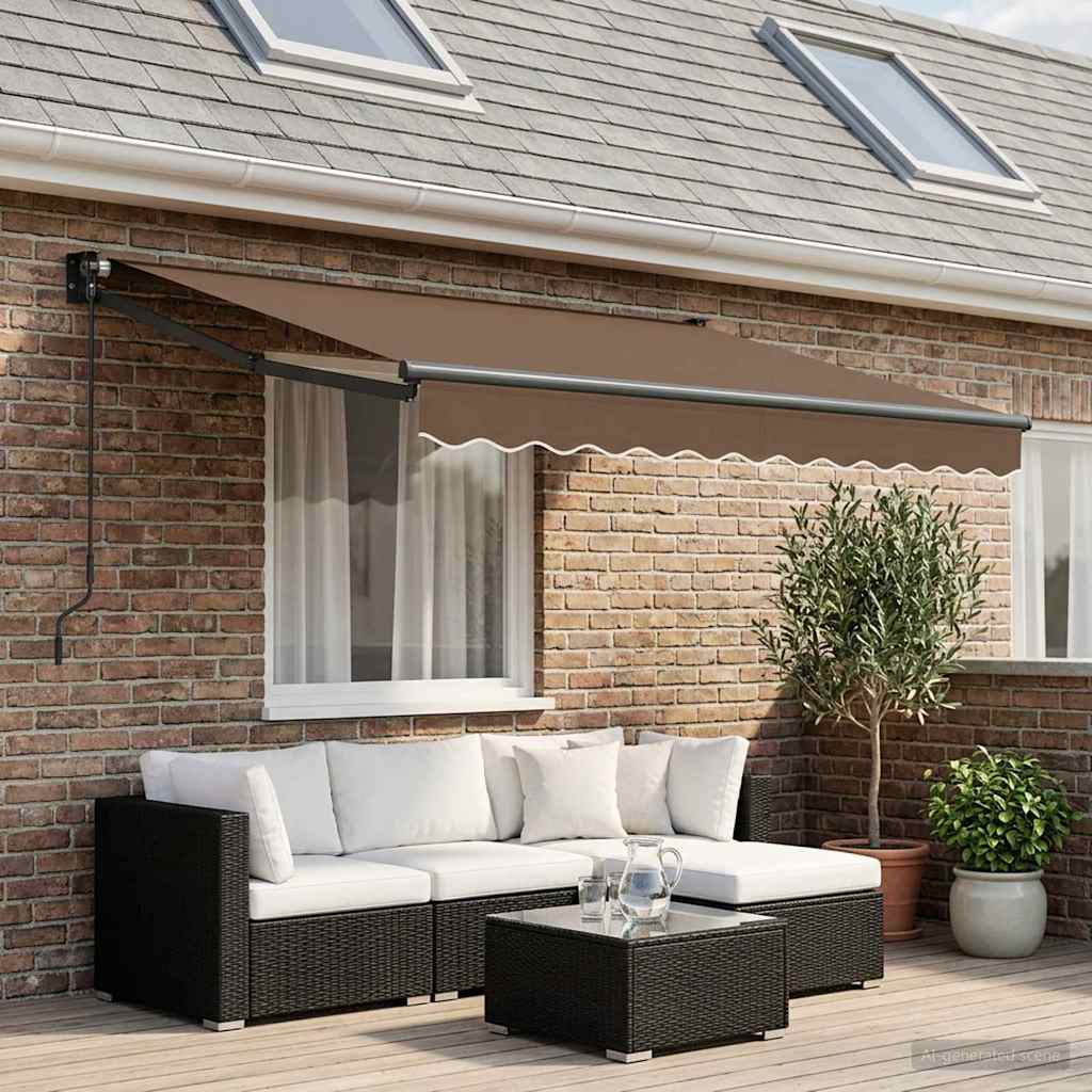 Tenda retrattile Tortora 3,5 x 2,5 m | homemem39