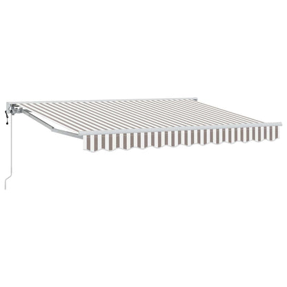 Tenda retrattile Grigio chiaro e bianco 2,5 x 2 m | homemem39
